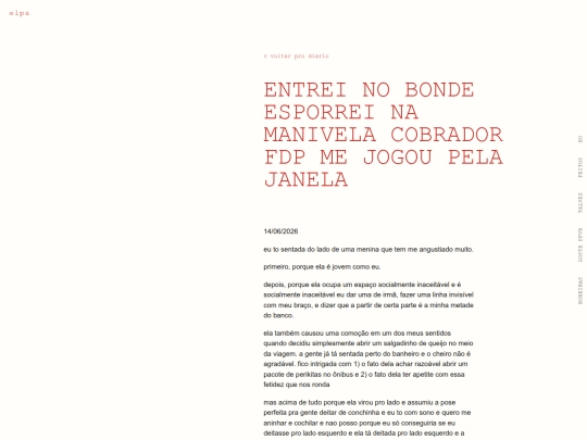 dudu site/pages/diario/4 screenshot