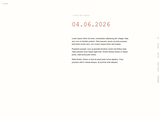 dudu site/pages/diario/template screenshot