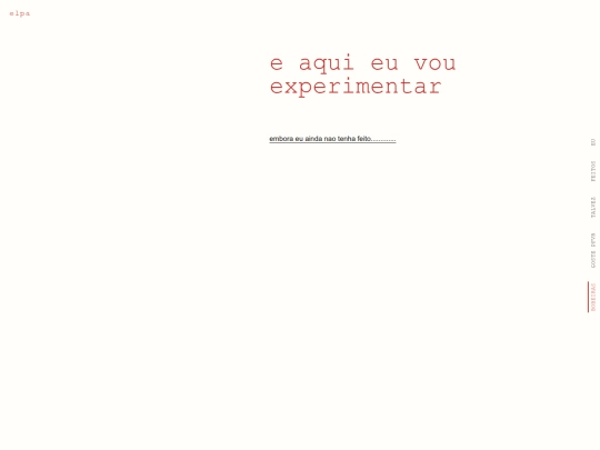 dudu site/pages/experimentos screenshot