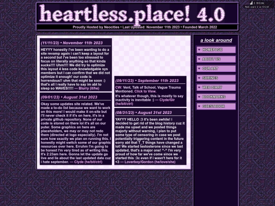 blog screenshot