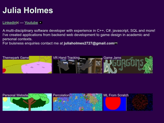 portfolio screenshot