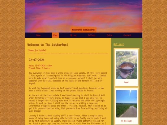 MyBlog screenshot