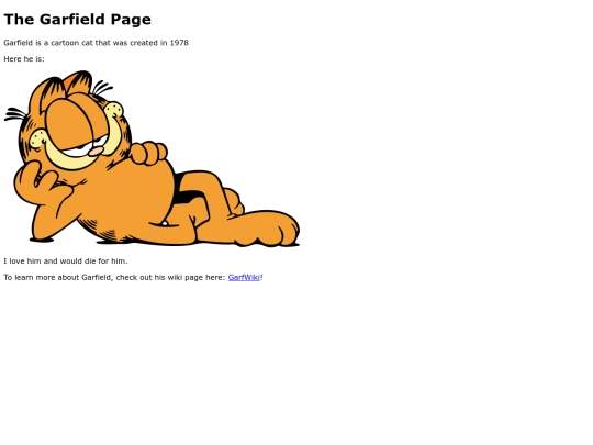 garfield screenshot