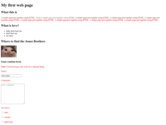 test screenshot