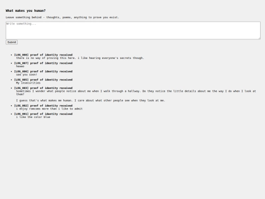 html/identity-logs screenshot