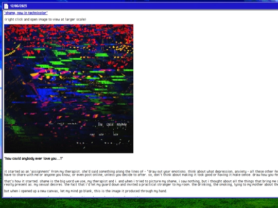 html/loneliness screenshot