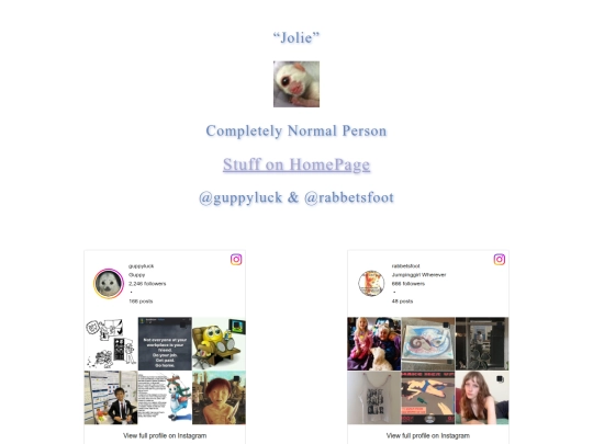 aboutme screenshot