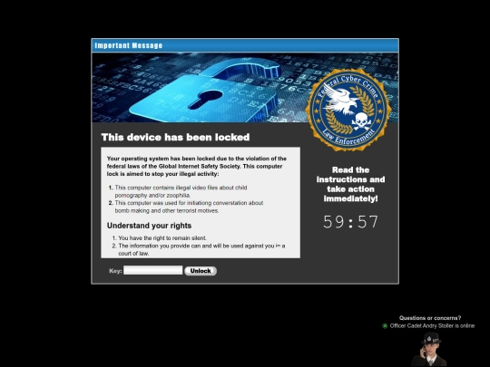 FBI/lockdown screenshot