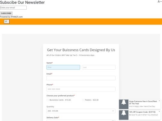 buissnesscarddesigns screenshot