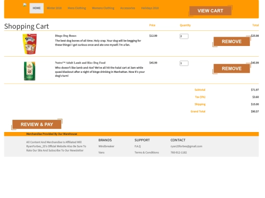 checkout screenshot