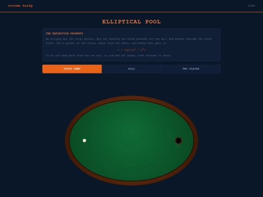 elliptical-pool screenshot