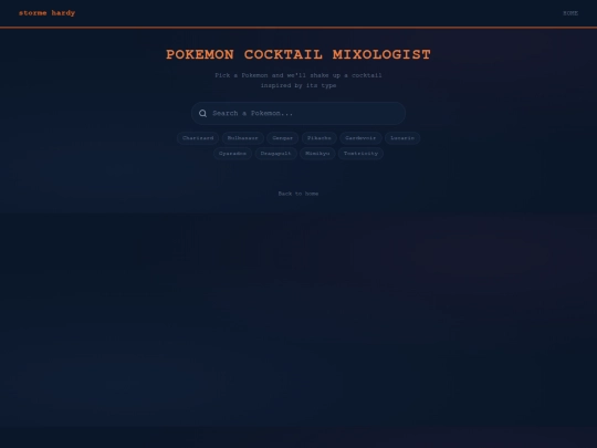pokemon-cocktail screenshot
