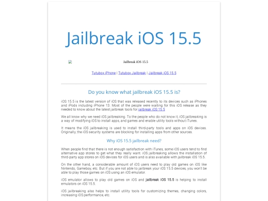 jailbreak-ios-15.5 screenshot