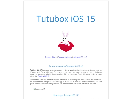 tutubox-ios-15 screenshot