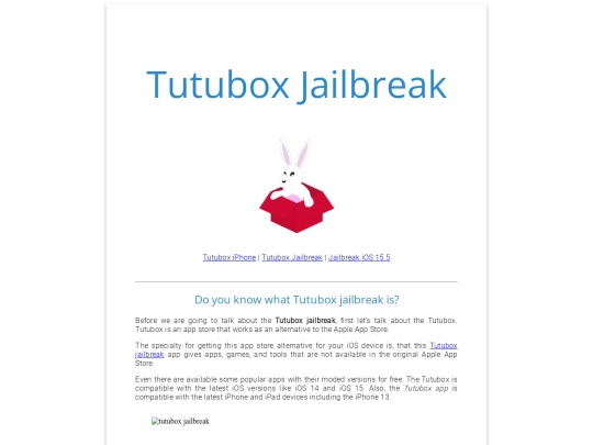tutubox-jailbreak screenshot