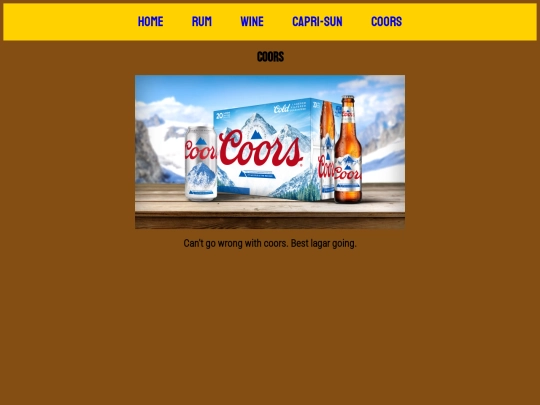 Coors screenshot