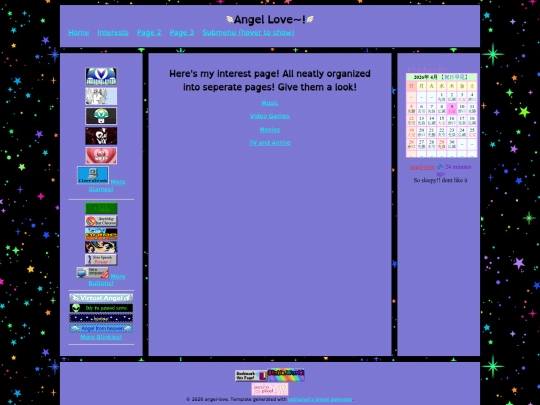 interests screenshot
