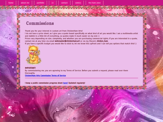 commissions screenshot