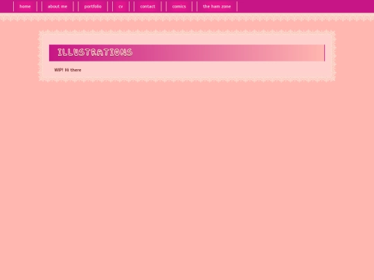 portfolio/illustrations screenshot