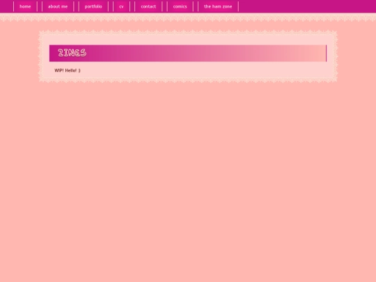 portfolio/zines screenshot