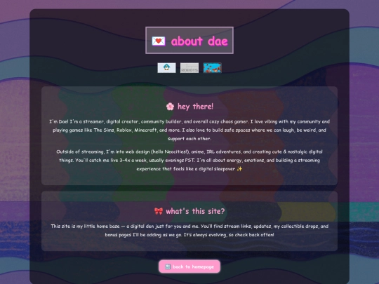 aboutme screenshot