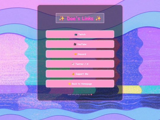 links screenshot