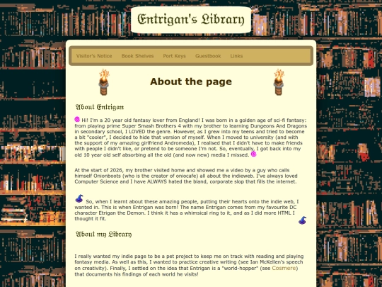 about-me screenshot