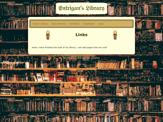 links screenshot