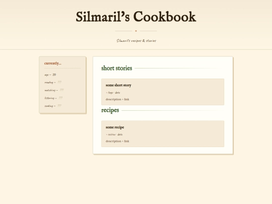port-keys/silmarils-cookbook screenshot