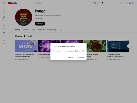 sub2kongg screenshot