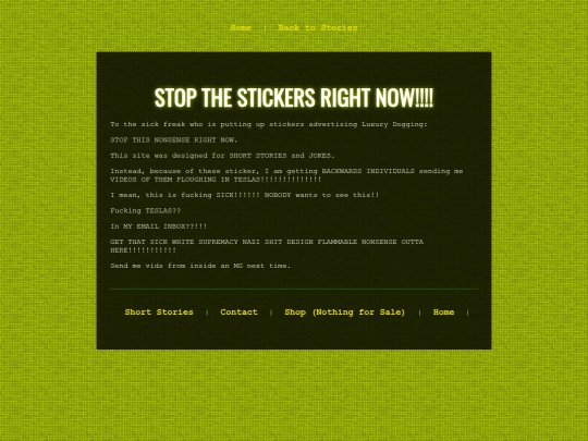 ShortStories.yea/ceaseimmediately screenshot