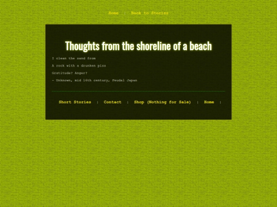 ShortStories.yea/rockhaiku screenshot