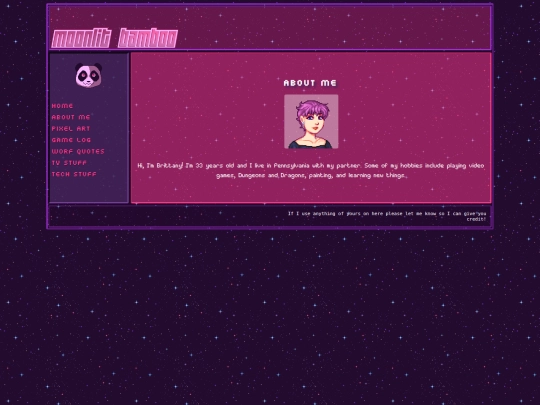 moonlit-bamboo_about-me screenshot
