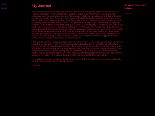 journal7-29-2026 screenshot