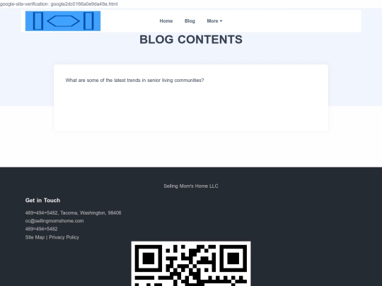 blog screenshot