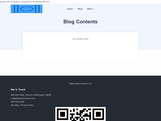 home/blog screenshot