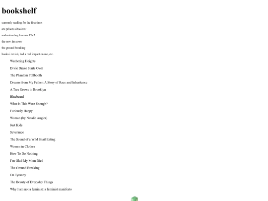 bookshelf screenshot