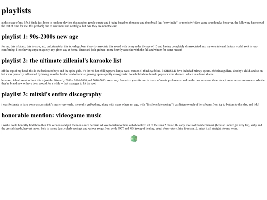 playlists screenshot