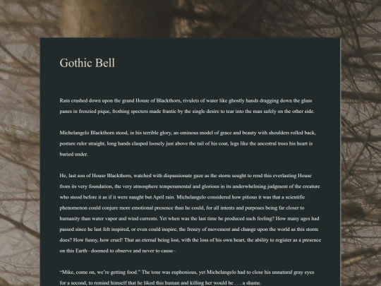 Fiction/Loose_Horror/Gothic screenshot