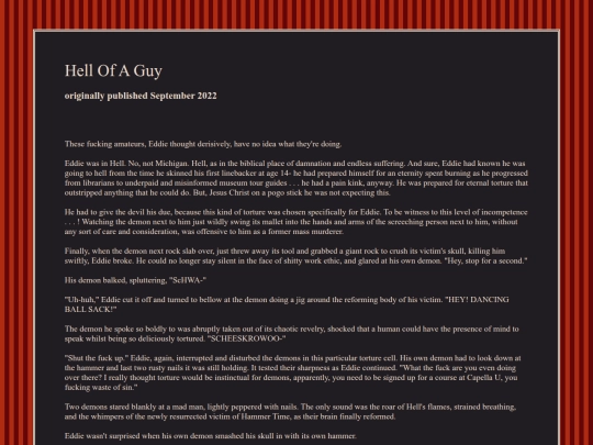 Fiction/Wicked Carousel/Hell screenshot