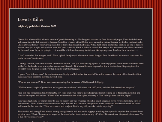 Fiction/Wicked Carousel/Love-kill screenshot