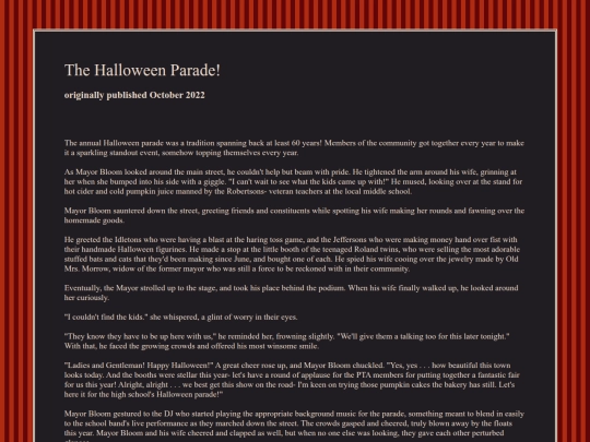 Fiction/Wicked Carousel/Parade screenshot