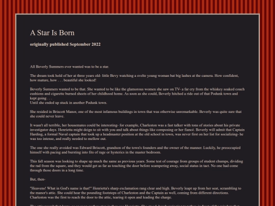 Fiction/Wicked Carousel/Star screenshot