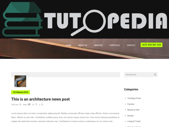 blog screenshot