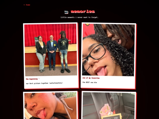 memories screenshot
