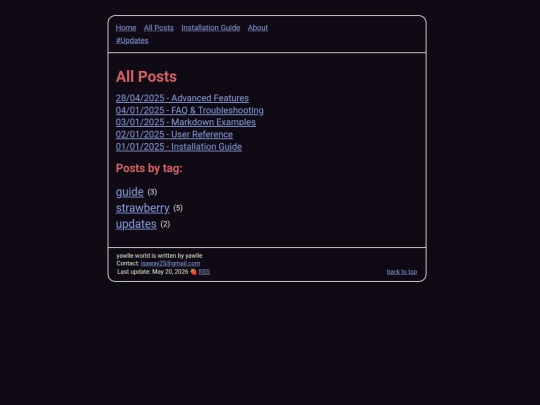 blog/info/all_posts screenshot
