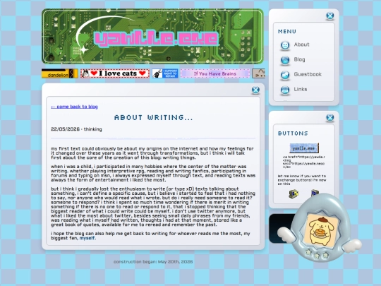 blog/posts/about-writing screenshot