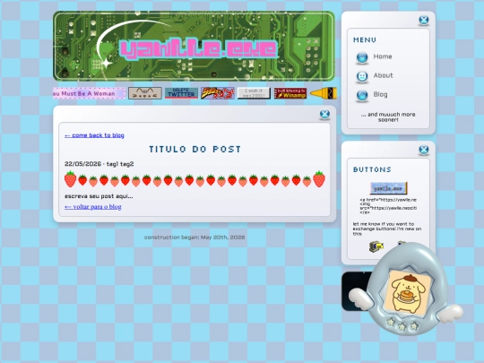 blog/template screenshot