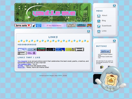 links screenshot