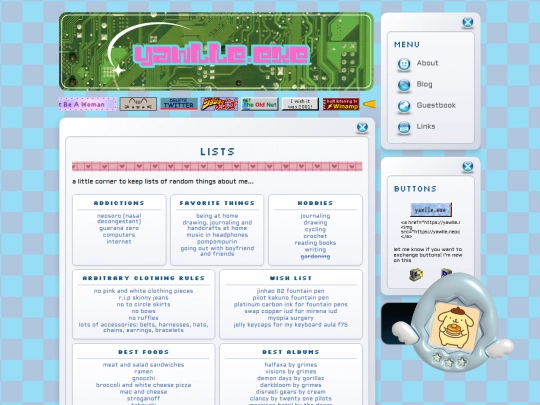 lists screenshot